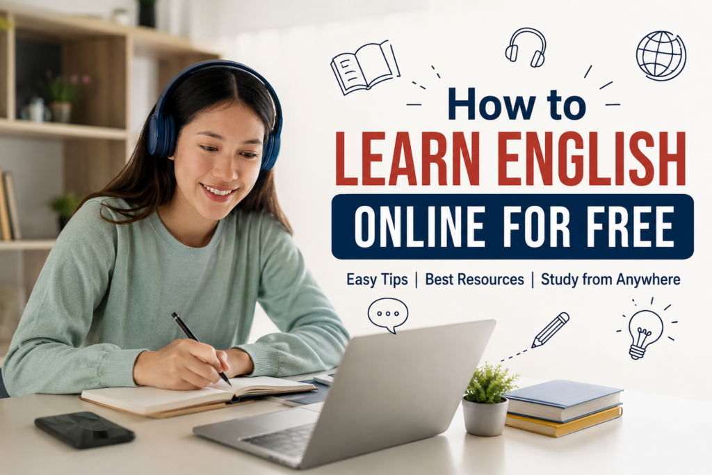 How to Learn English Online for Free