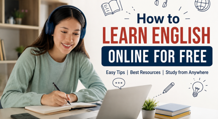 How to Learn English Online for Free