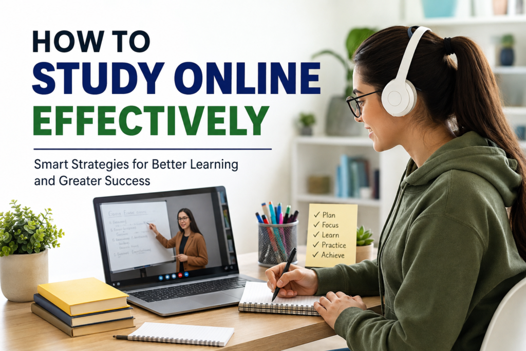 How to Study Online Effectively