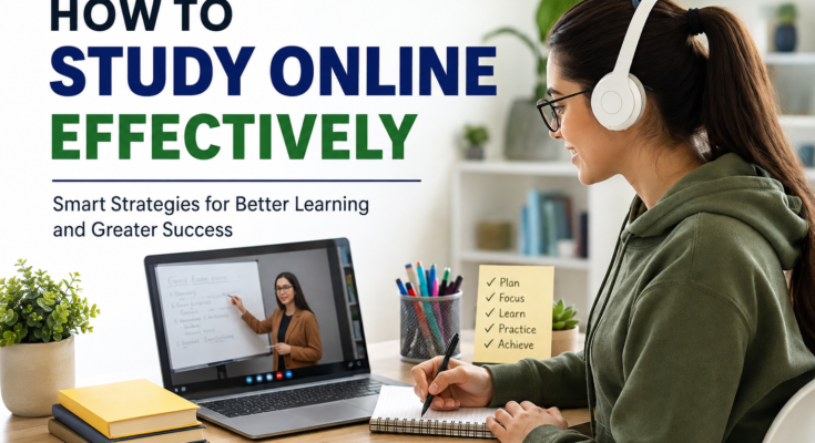 How to Study Online Effectively