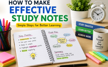 How to Make Effective Study Notes